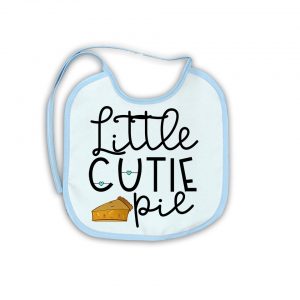 Blue Cutie Pie Bib