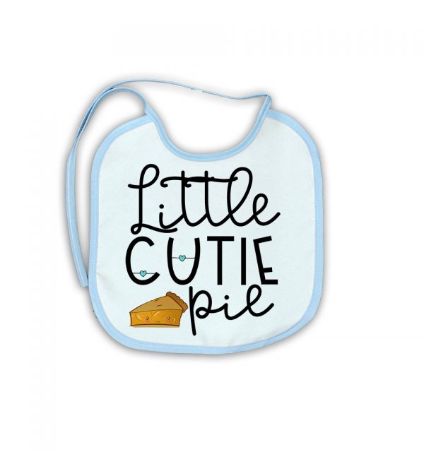 Blue Cutie Pie Bib