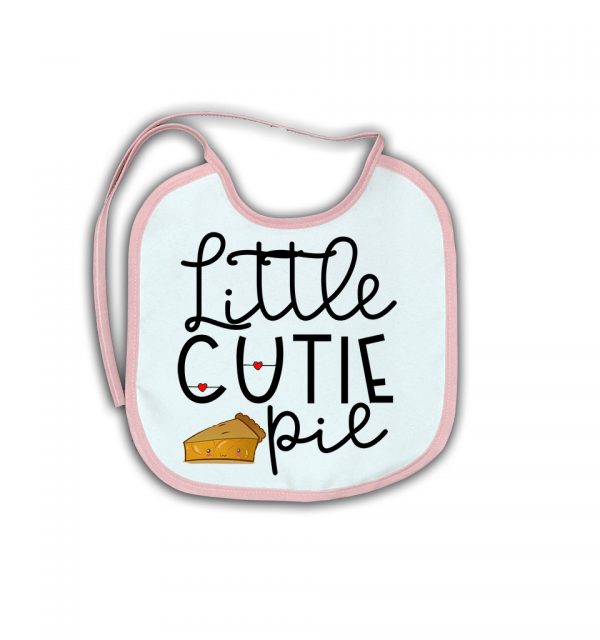 Pink Cutie Pie Bib