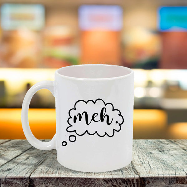 Meh Thought Cloud Mug